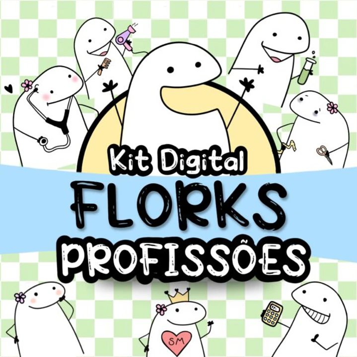 Kit Digital Flork Bento Profissões sem fundo Lt4 Arquivos Png 2