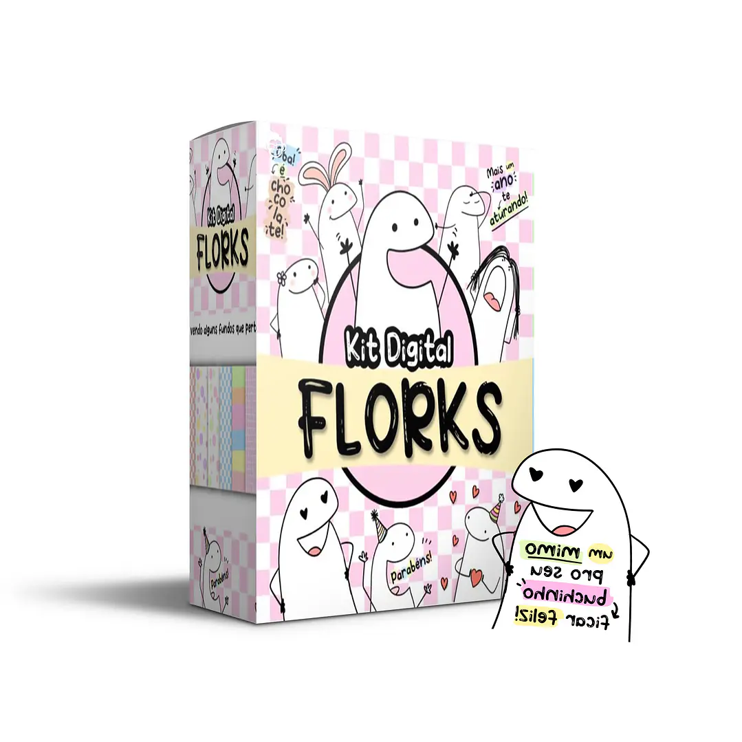 Kit Digital Flork Bento Memes sem fundo Lt3 Arquivos Png 1