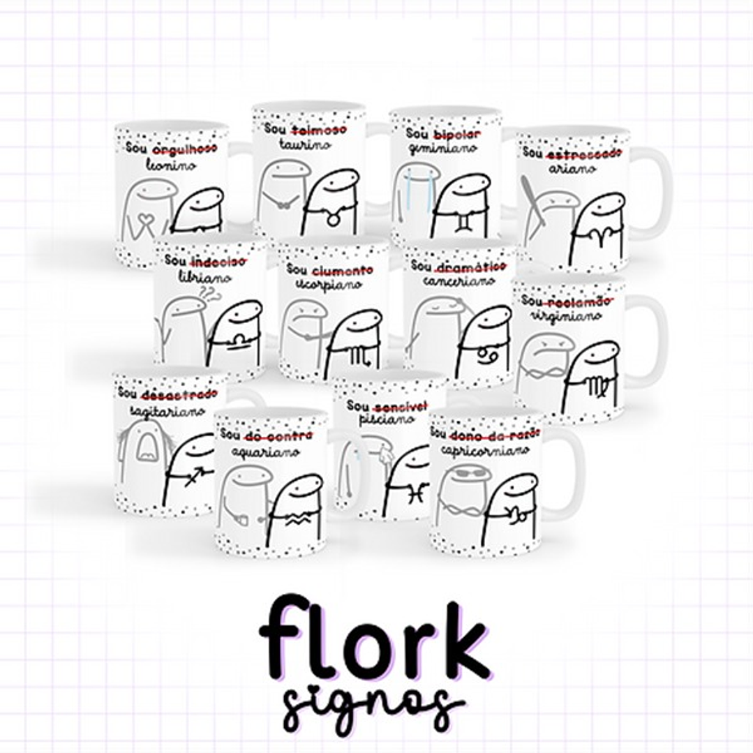 Kit Digital Flork Signos sem fundo Lt5 Arquivos Png 5