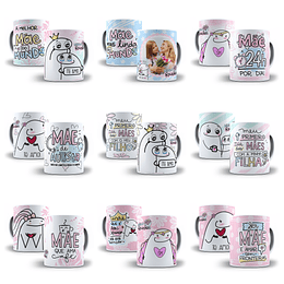 25 Artes Caneca Flork Dia das Mães Arquivos Png