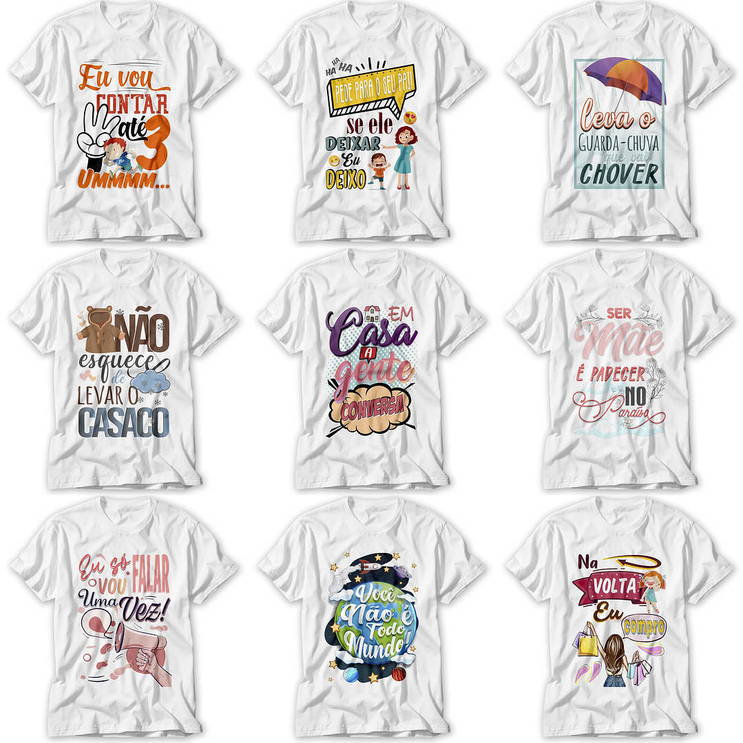 46 Artes Canecas Dia das Mães Arquivos Editável em Corel Draw 6