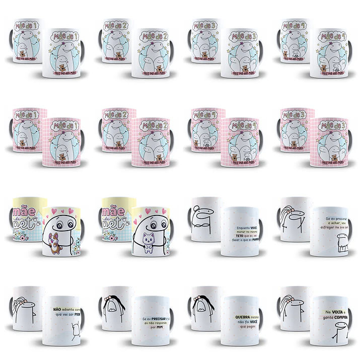 84 Artes Caneca Flork Dia das Mães Arquivos Png e Jpg 4