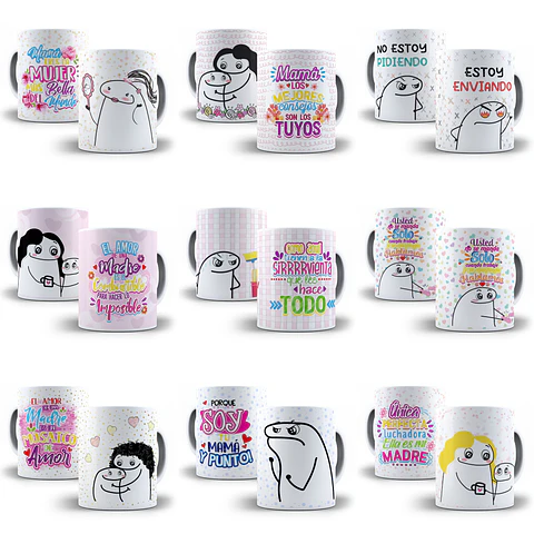 35 Plantillas Tazas florkofcows Meme JPG flork Día de la Madre plantillas para tazas Mamá Design Mug. Digital Download JPG