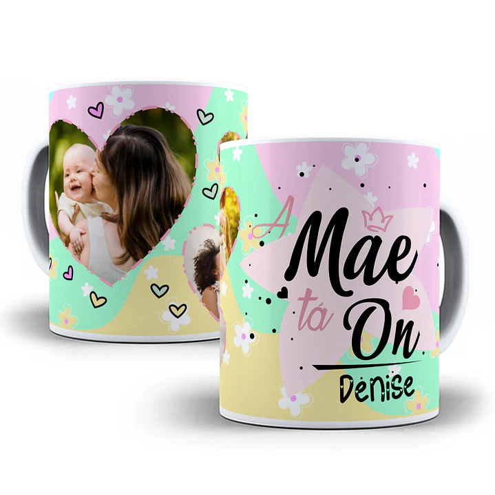 5 Artes Caneca Dia das Mães Sublimação Baixar Grátis 5
