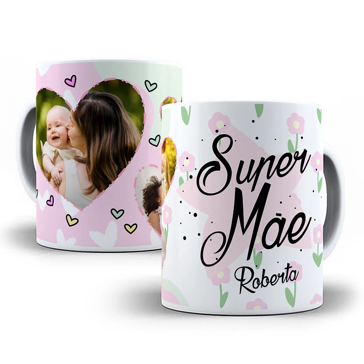 5 Artes Caneca Dia das Mães Sublimação Baixar Grátis 6