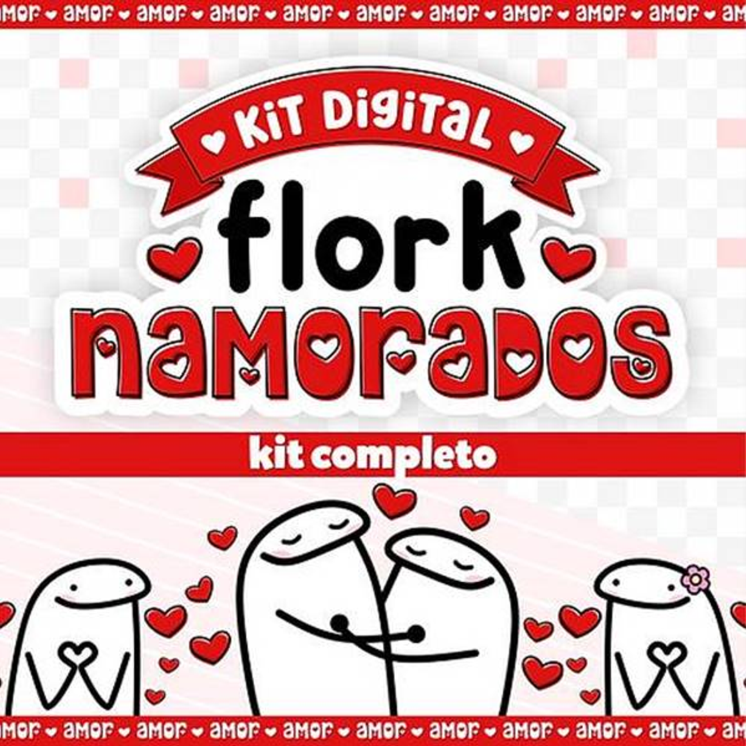 Pacote Sublimação Flork Bento Memes Dia dos Namorados Completo 1