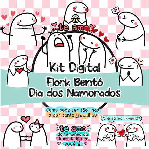 Pacote Sublimação Flork Bento Memes Dia dos Namorados Arquivos