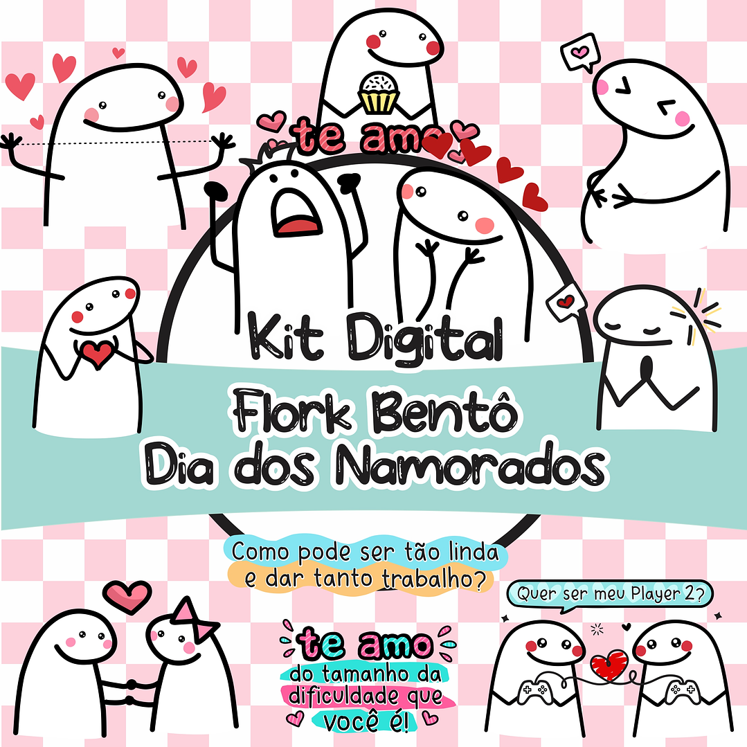 Pacote Sublimação Flork Bento Memes Dia dos Namorados Arquivos 1