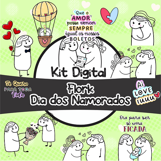 Kit Arquivo Digital Flork Bento Meme Em Png Frases Imagens - Shop