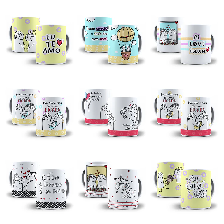 26 Artes Caneca Flork Dia dos Namorados Arquivos Png 1