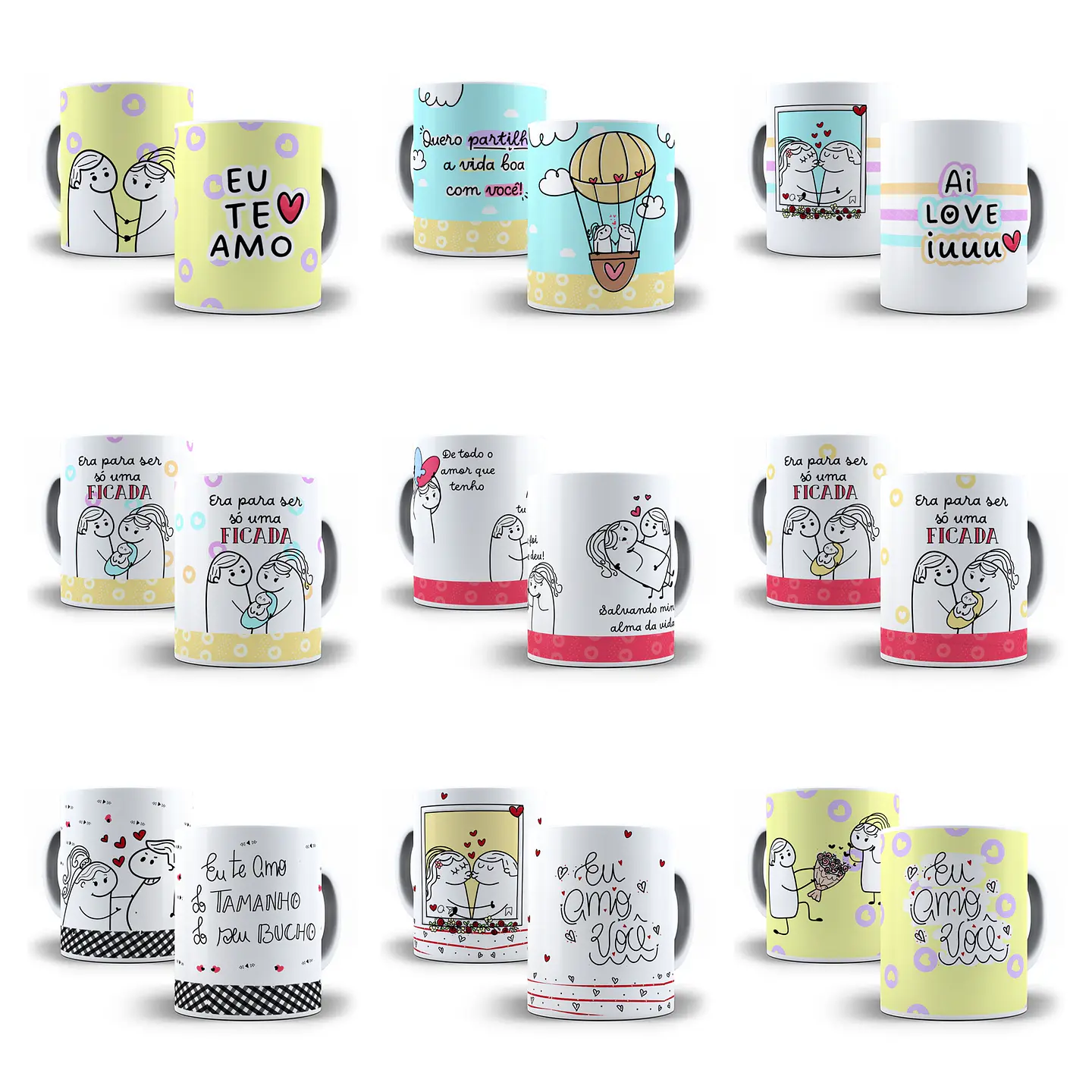26 Artes Caneca Flork Dia dos Namorados Arquivos Png 1