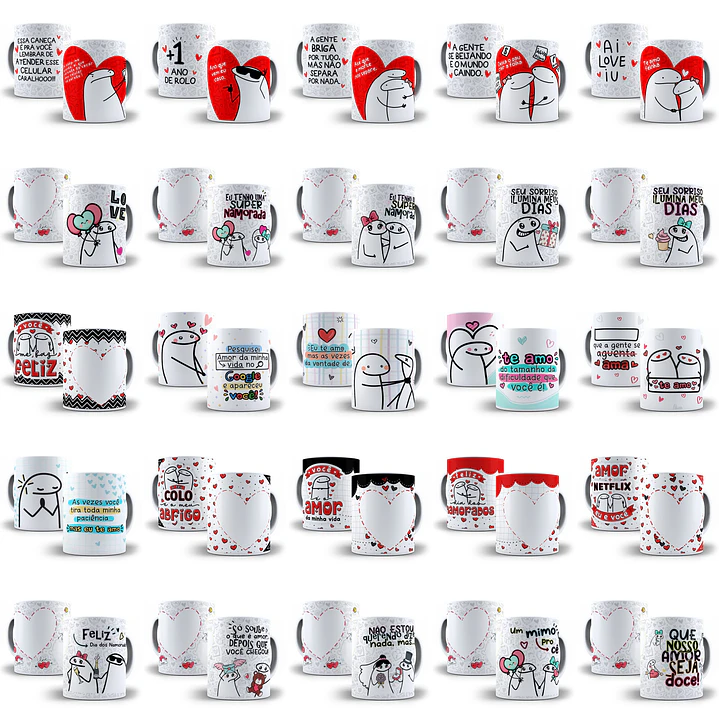 Artes Caneca Dia dos Namorados Camisa Almofadas Completo Arquivos Jpg Png + Mockups 2