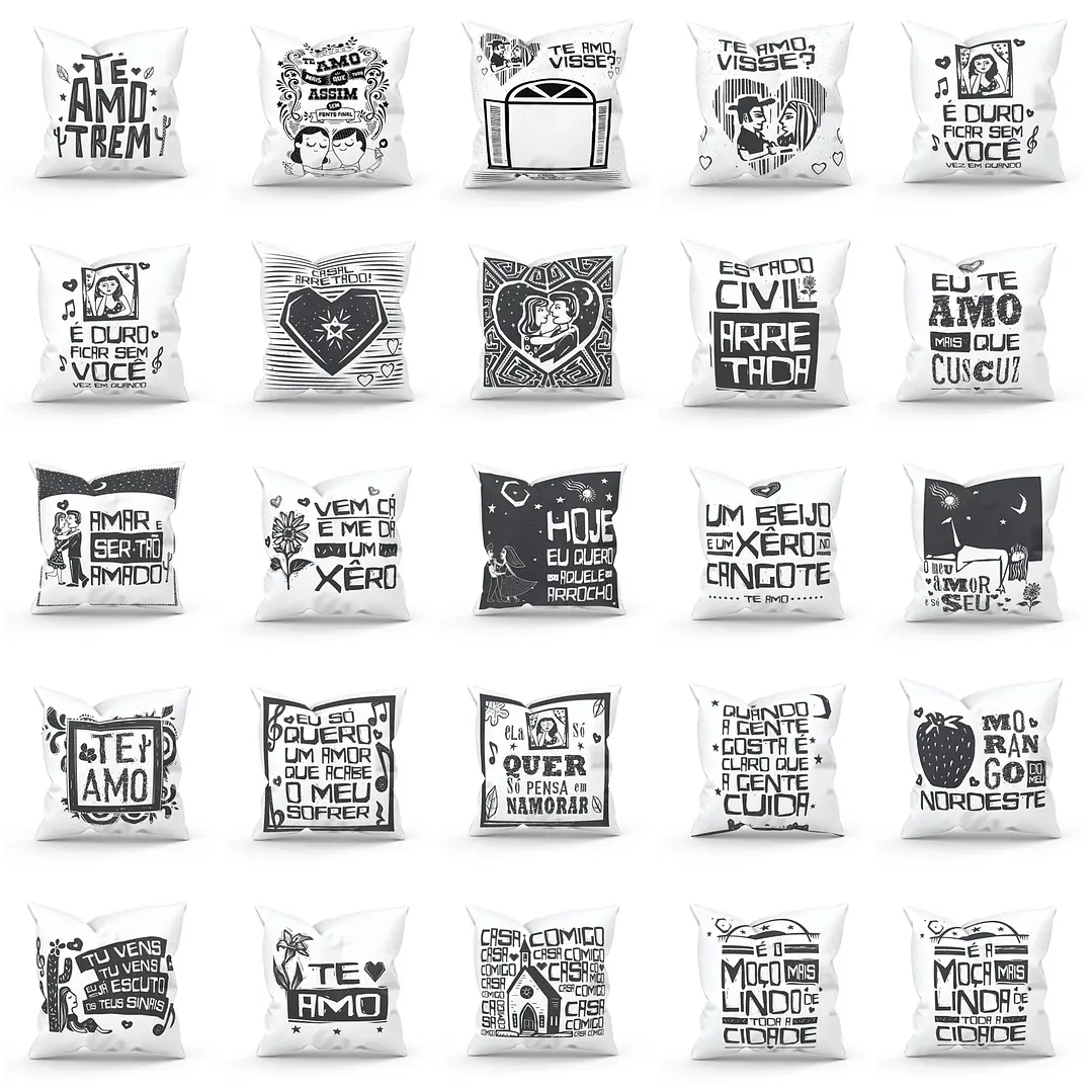Artes Caneca Dia dos Namorados Camisa Almofadas Completo Arquivos Jpg Png + Mockups 5