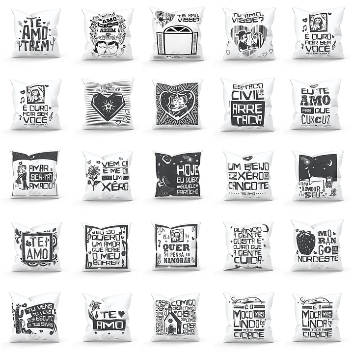 Artes Caneca Dia dos Namorados Camisa Almofadas Completo Arquivos Jpg Png + Mockups 5