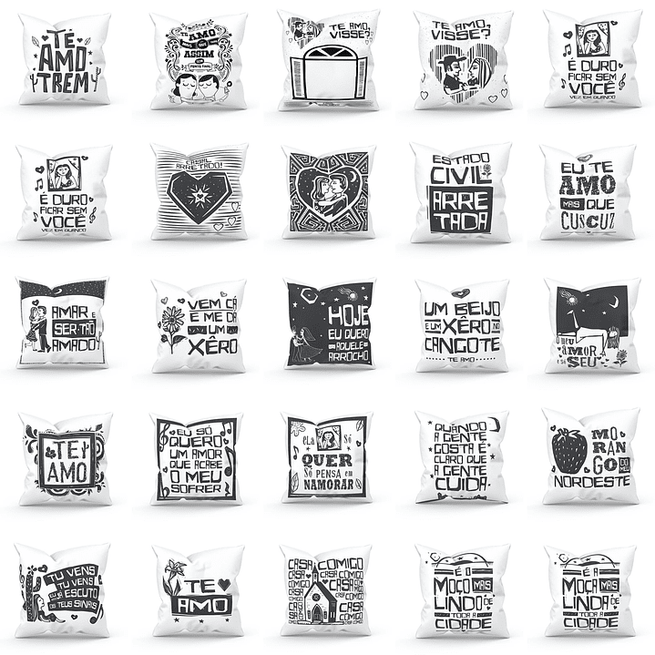 Artes Caneca Dia dos Namorados Camisa Almofadas Completo Arquivos Jpg Png + Mockups 5