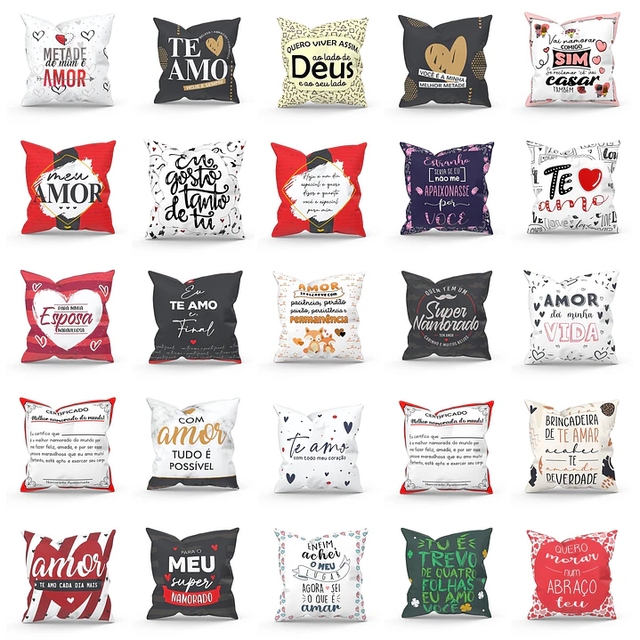 Artes Caneca Dia dos Namorados Camisa Almofadas Completo Arquivos Jpg Png + Mockups 7
