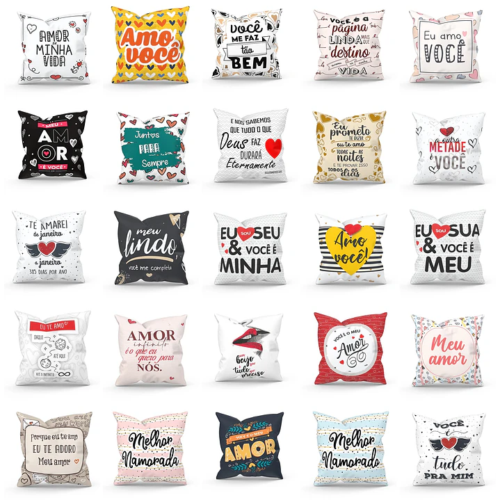 Artes Caneca Dia dos Namorados Camisa Almofadas Completo Arquivos Jpg Png + Mockups 9