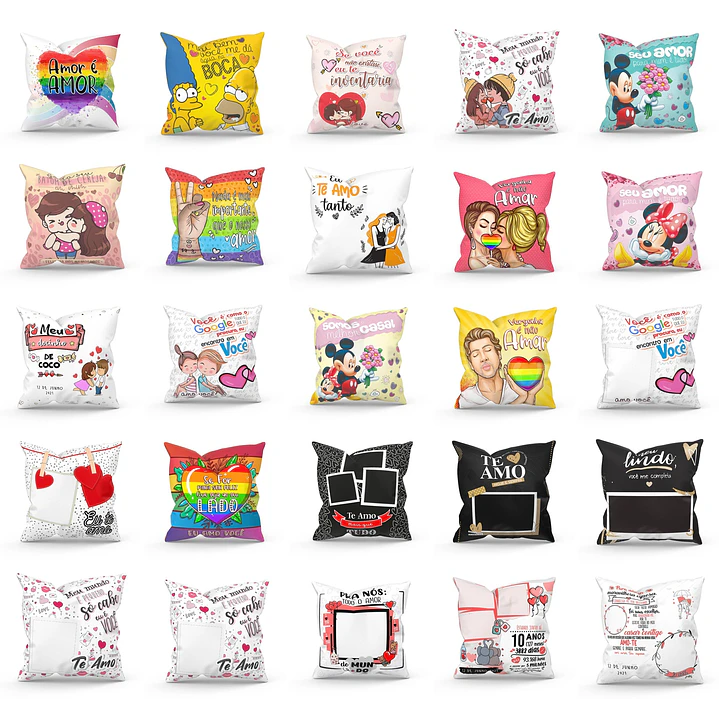 Artes Caneca Dia dos Namorados Camisa Almofadas Completo Arquivos Jpg Png + Mockups 10