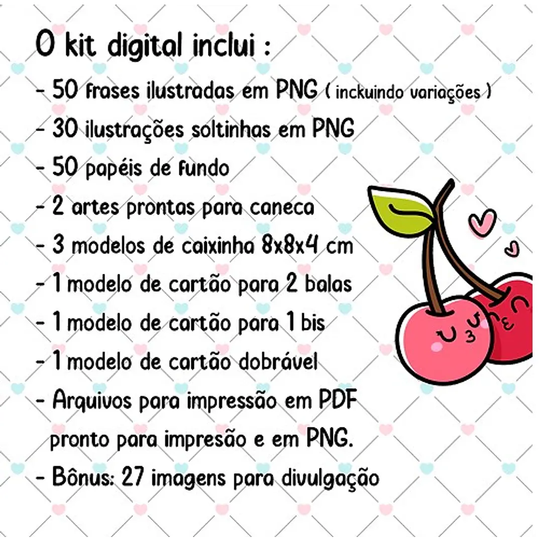 kit Digital Dia dos Namorados Completo Sem Fundo Png 4