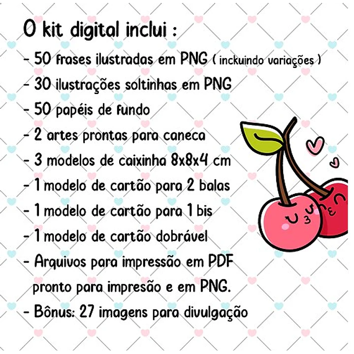 kit Digital Dia dos Namorados Completo Sem Fundo Png 4