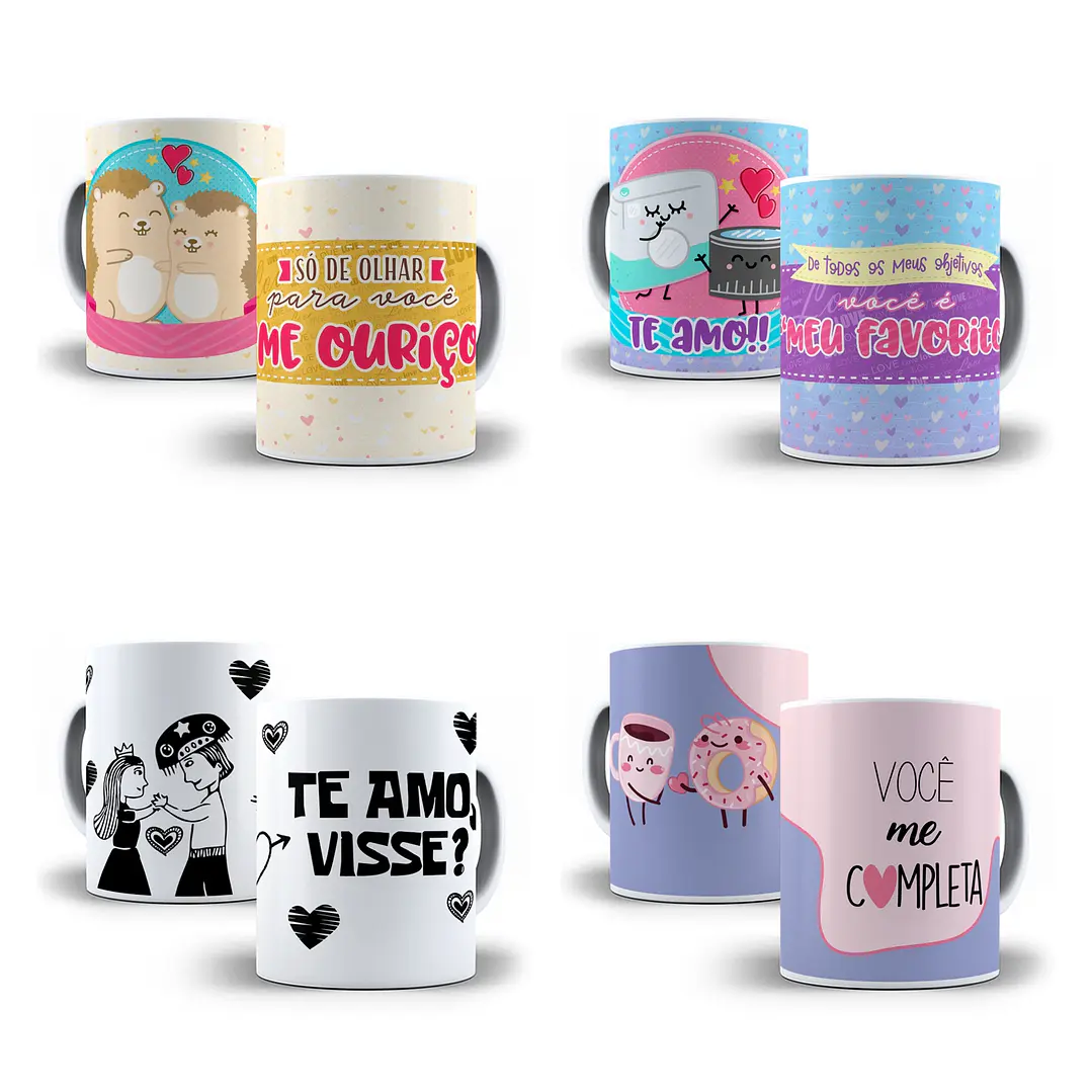 14 Artes Caneca Namorados Love Sublimação Baixar Grátis 4