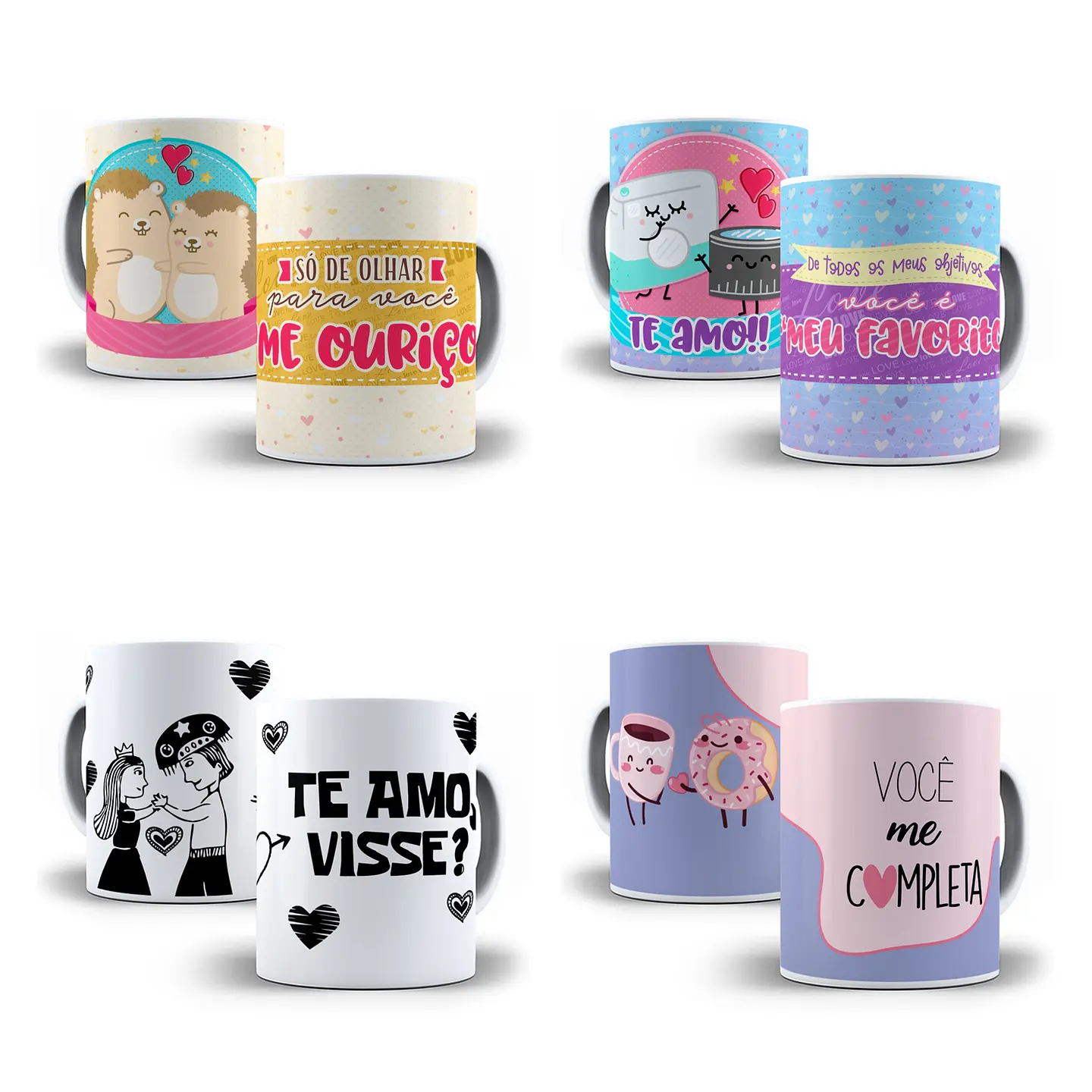 14 Artes Caneca Namorados Love Sublimação Baixar Grátis 4