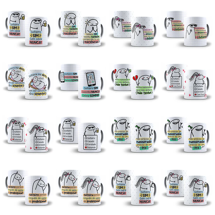 37 Artes Caneca Flork Solteiros Arquivos Png 2