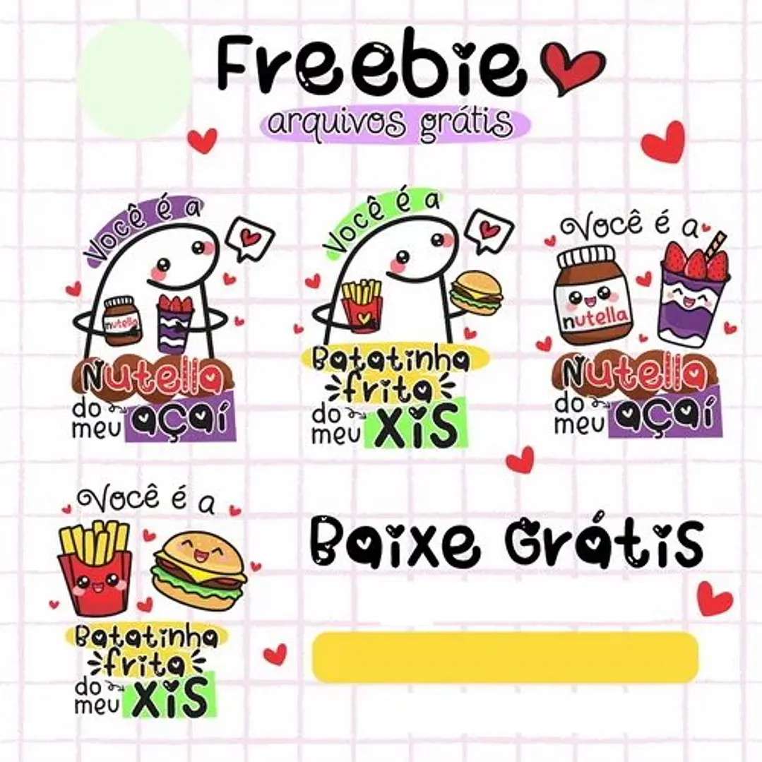 Kit Digital Flork Dia dos Namorados Baixar Grátis  1