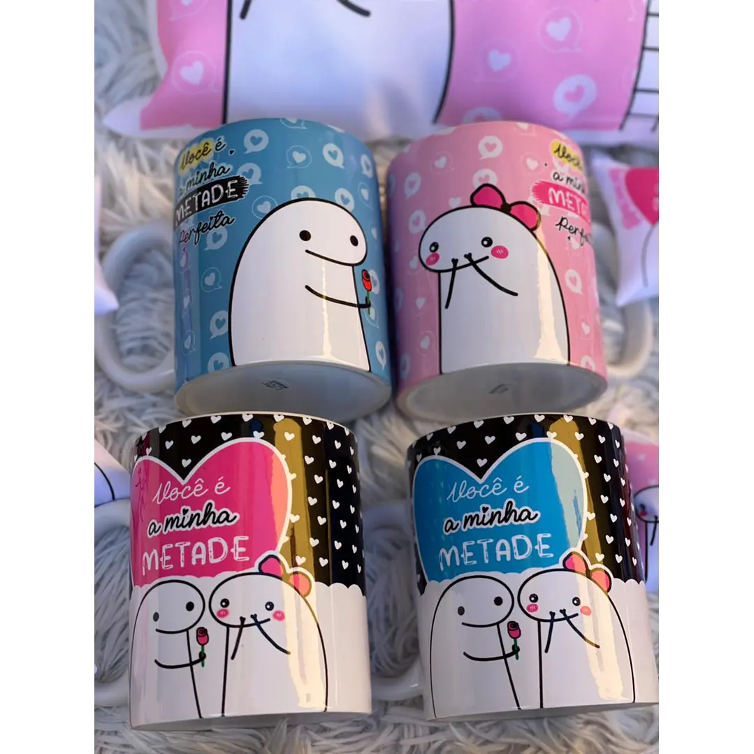 Pack Artes Canecas Sublimação Flork Namorados Arquivos Png 7
