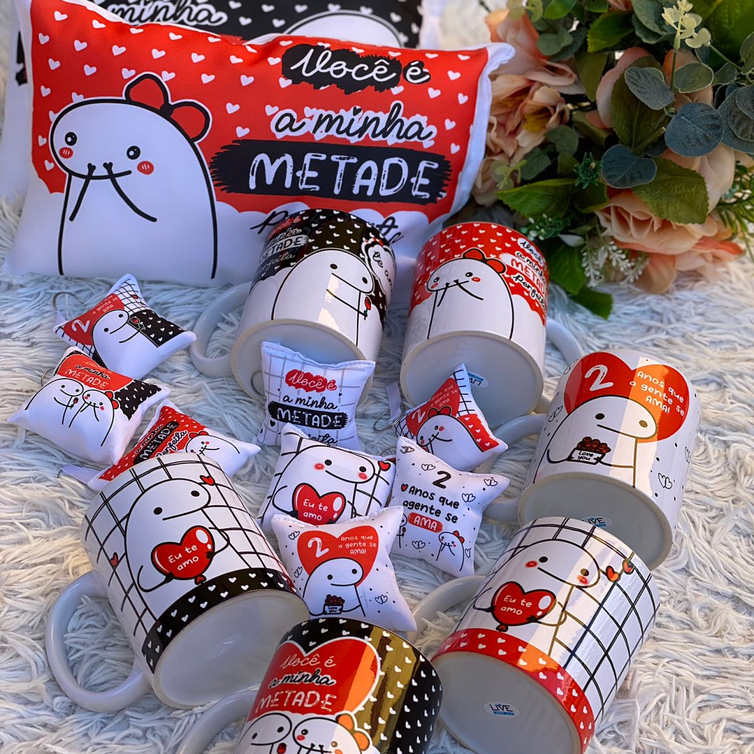 Pack Artes Canecas Sublimação Flork Namorados Arquivos Png 9