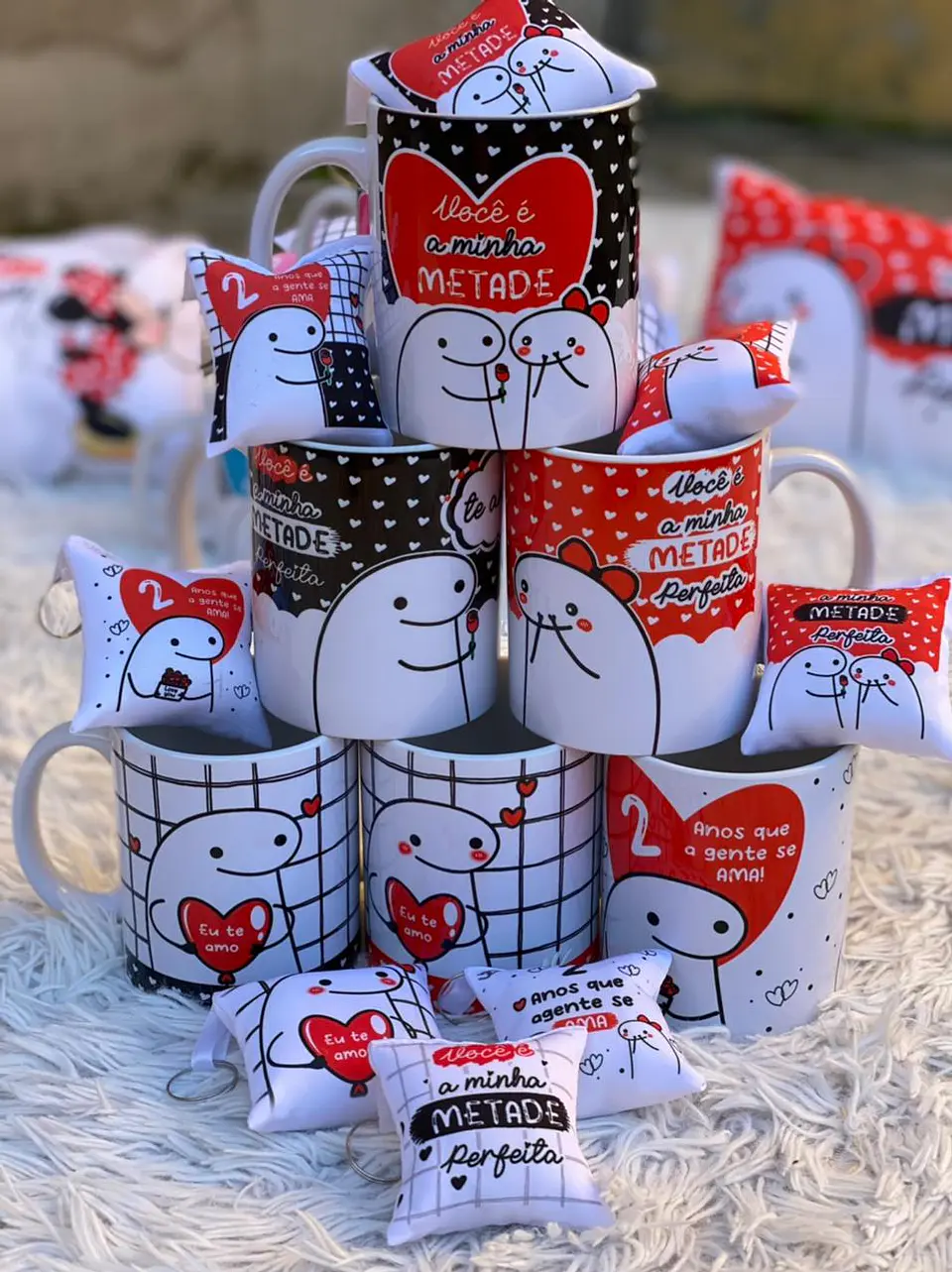 Pack Artes Canecas Sublimação Flork Namorados Arquivos Png 11