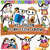 Kit Digital Flork Bento Memes Festa Junina Lt13 Arquivos Png e Jpg
