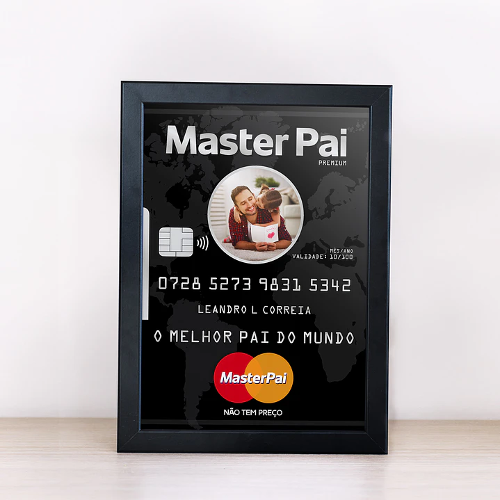 Arte Quadro Dia dos Pais 35 Arquivos Editáveis + Pdf Png 6