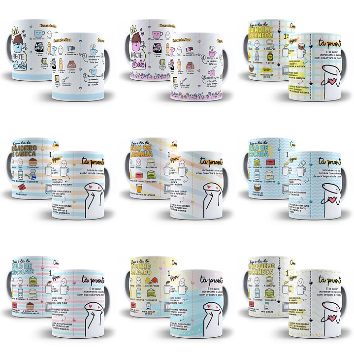 10 Artes Caneca Receitas Florks Arquivos Jpg  1
