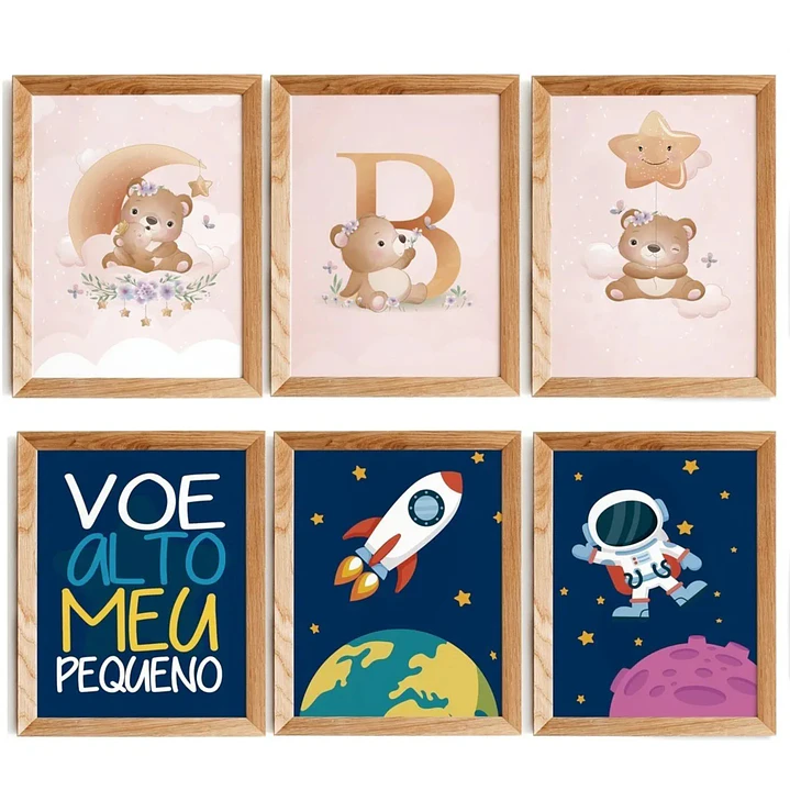 Artes para Quadros Infantis Super Kit Arquivo Infantil 11