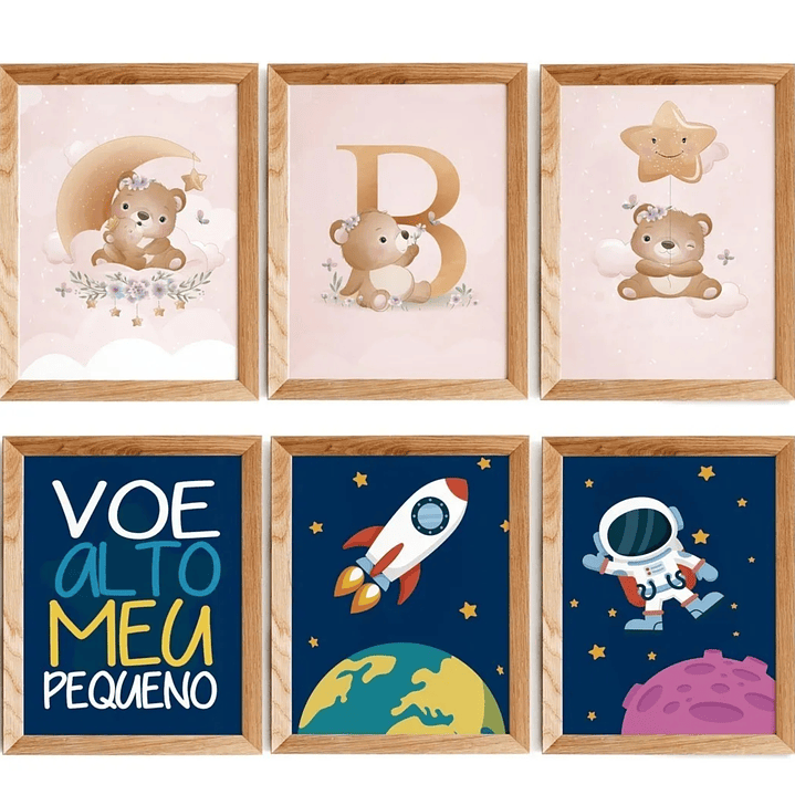 Artes para Quadros Infantis Super Kit Arquivo Infantil 11