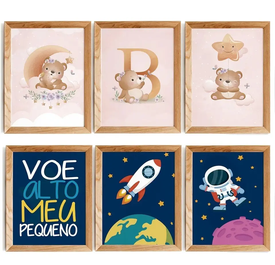 Artes para Quadros Infantis Super Kit Arquivo Infantil 11