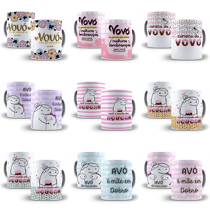 30 Artes Caneca Dia dos Avós Flork e Outros Arquivos Png 1