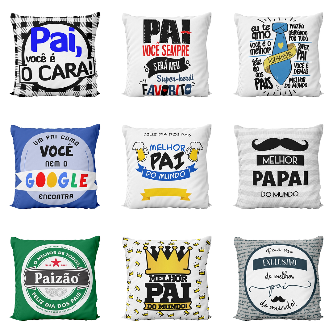 Artes Caneca Dia dos Pais Camisa Almofadas Completo Arquivos Jpg Png + Mockups  5