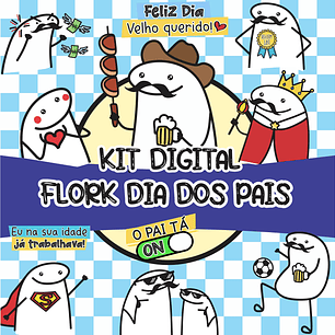 Kit Digital Dia dos Pais Flork Bento Memes Arquivos Png 