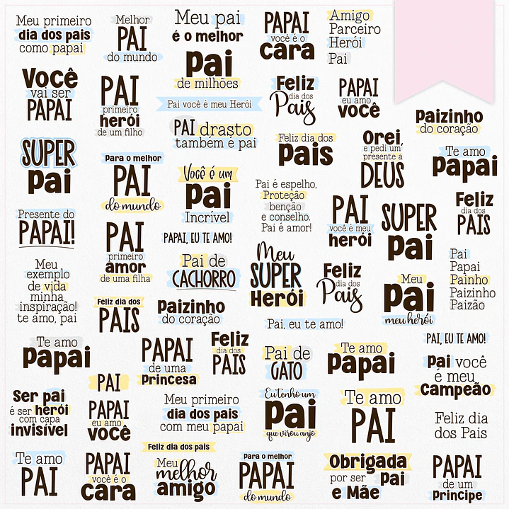 Kit Digital Dia dos Pais 3 em 1 Sublimação Arquivos Completo 5