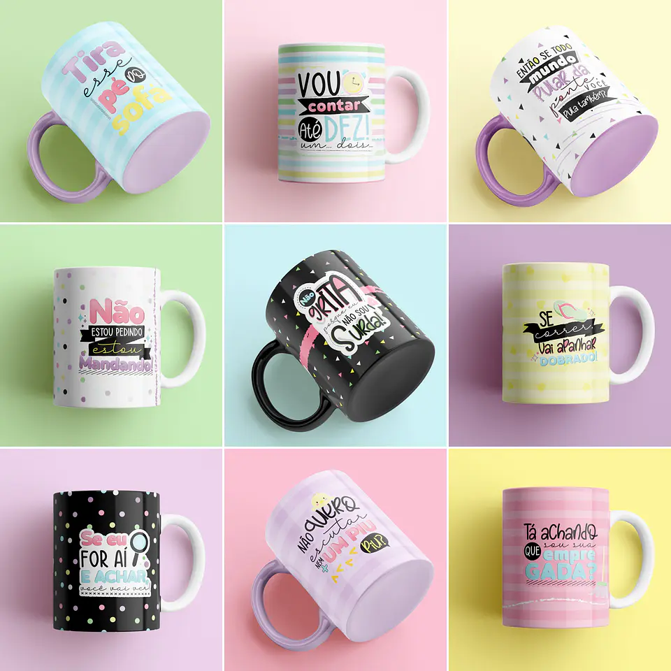 48 Artes Caneca Dia das Mães Png Sublimação Baixar Grátis  1