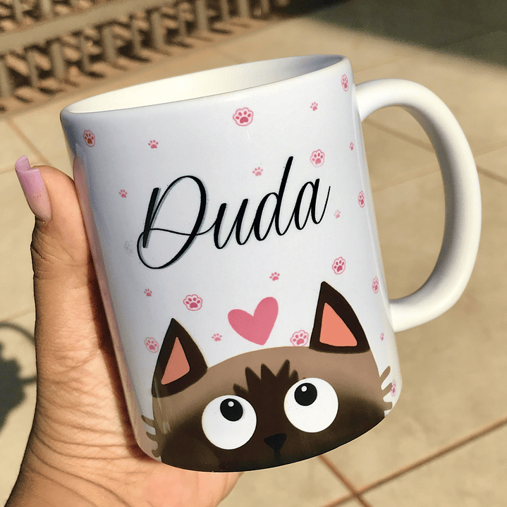  17 Artes Caneca Gatinhos Arquivos Pdf Editável + Png 4