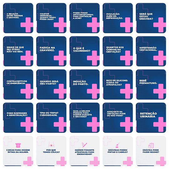 Pack Canva Obstetrícia Ginecologista Templates Editáveis 200 Artes + Legendas