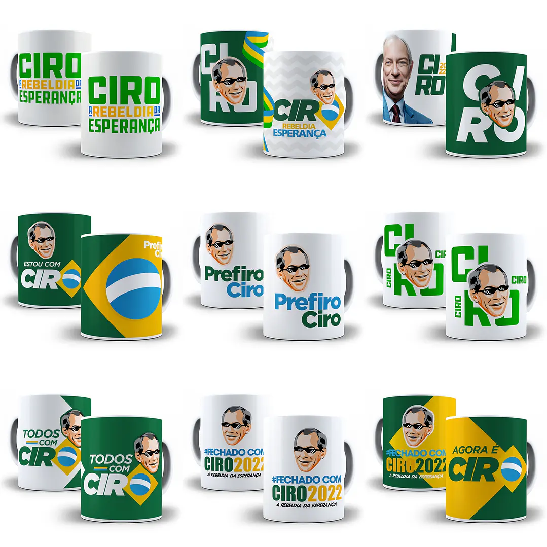 10 Artes Caneca Ciro Gomes Eleições Política Sublimação Arquivos Png 1