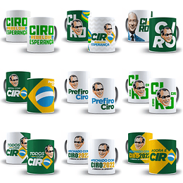 10 Artes Caneca Ciro Gomes Eleições Política Sublimação Arquivos Png