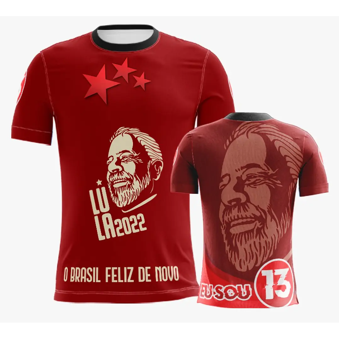 10 Artes Vetor Camisa Lula Eleições Política Sublimação Arquivos Corel Draw 4