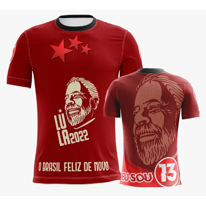 10 Artes Vetor Camisa Lula Eleições Política Sublimação Arquivos Corel Draw 4