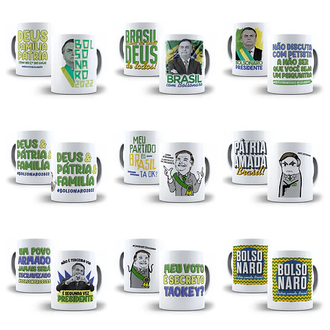 23 Artes Caneca Bolsonaro Eleições Política Sublimação Arquivos Jpg