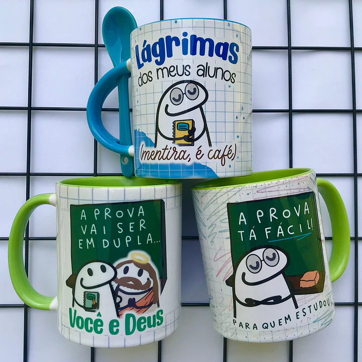 25 Artes Caneca Flork Dia dos Professores Arquivos Editáveis Pdf  3